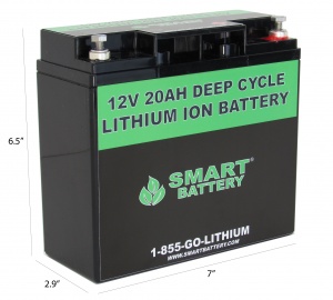 12V 20AH Lithium Ion Battery